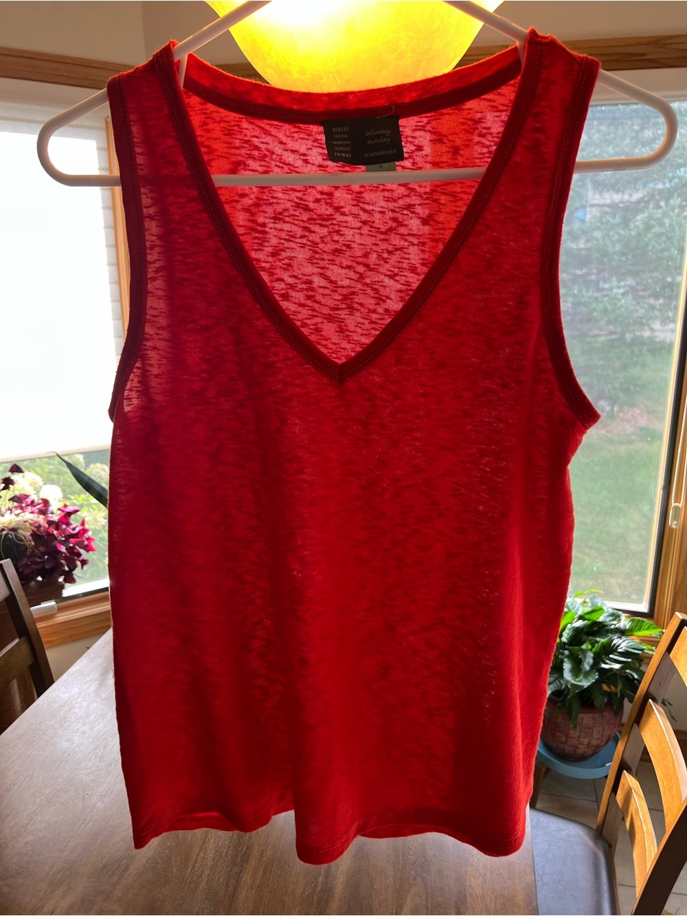 Anthropologie Red Tank